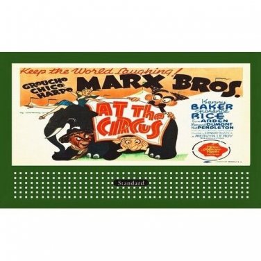 BILLBOARD THEME INSERT AT THE CIRCUS MARX BROS. FITS Lionel Trains 310 Holder
