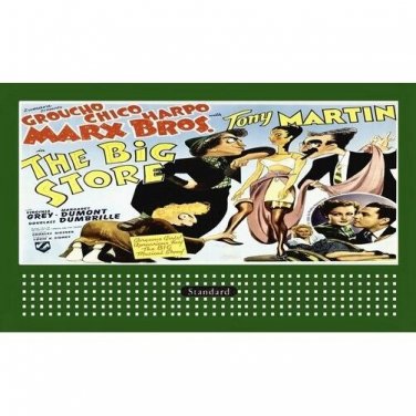 BILLBOARD THEME INSERT THE BIG STORE MARX BROS. FITS Lionel Trains 310 Holder