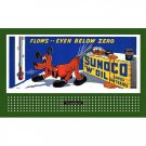 SUNOCO FLOWS BELOW ZERO BILLBOARD INSERT LIONEL Compatible 310/American Flyer SUNOCO FLOWS BELOW ZERO BILLBOARD INSERT LIONEL Compatible 310/American Flyer
