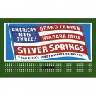 SILVER SPRINGS AMERICA BIG BILLBOARD INSERT LIONEL Compatible 310/American Flyer SILVER SPRINGS AMERICA BIG BILLBOARD INSERT LIONEL Compatible 310/American Flyer