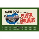 YOU'LL LOVE SILVER SPRINGS BILLBOARD INSERT LIONEL Compatible 310/American Flyer YOU'LL LOVE SILVER SPRINGS BILLBOARD INSERT LIONEL Compatible 310/American Flyer