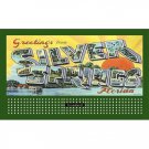 GREETINGS SILVER SPRINGS BILLBOARD INSERT LIONEL Compatible 310 /American Flyer GREETINGS SILVER SPRINGS BILLBOARD INSERT LIONEL Compatible 310 /American Flyer