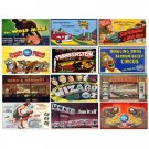 Sheet(12) PLASTICVILLE 3 1/2 W x 2" H STYLE BILLBOARD #5 INSERT & AMERICAN FLYER