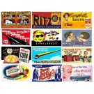 Sheet (12) PLASTICVILLE 3 1/2 W x 2" H STYLE BILLBOARD INSERT & AMERICAN FLYER