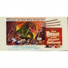 PLASTICVILLE BILLBOARD BEAST From 20,000 FATHOMS SIGN INSERT CARD LIONEL & AMERI