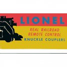 REMOTE KNUCKLE COUPLERS BILLBOARD INSERT Lionel Trains fits 310 Holder