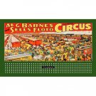 BILLBOARD AL G BARNES & SELLS CIRCUS THEME INSERT Lionel Trains fits 310 Holder