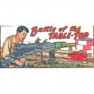 AMERICAN FLYER BATTLE of the TABLE-TOP WHISTLE BILLBOARD INSERT 566 AMERICAN FLYER BATTLE of the TABLE-TOP WHISTLE BILLBOARD INSERT 566