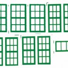 755 TALKING STATION WINDOW SET GREEN for American Flyer S Gauge Trains Parts