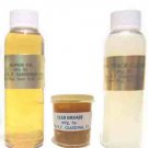 LUBRICATING OIL 2 oz. + GEAR GREASE + TRACK CLEANER AMERICAN FLYER TRAINS