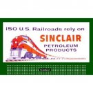 HO 1 1/2" x 3" BILLBOARD SIGN GLOSSY INSERT  SINCLAIR PETROLEUM