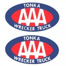 TONKA AAA WRECKER TRUCK SELF ADHESIVE STICKERS SET TONKA AAA WRECKER TRUCK SELF ADHESIVE STICKERS SET