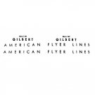 American Flyer Trains Side Stickers for Alco's for 470-471-473 S Gauge