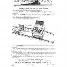 AMERICAN FLYER 751 LOG LOADER M2538 INSTRUCTIONS S GAUGE- Copy of Original