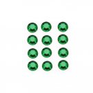 12 GREEN MARKER LAMP 700E JEWEL RHINESTONE Lionel O Gauge STEAM ENGINE Parts