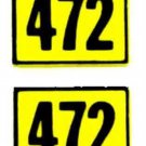 472 ALCO DIESEL SANTA FE ADHESIVE STICKER for American Flyer S Gauge TrainsParts
