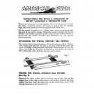 AMERICAN FLYER USMC ROCKET LAUNCHER DETONATOR CAR INSTRUCTIONS S GAUGE Reprint
