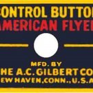 ACCESSORY/ACTION CAR BUTTON WATER SLIDE DECAL for American Flyer O Gauge Trains ACCESSORY/ACTION CAR BUTTON WATER SLIDE DECAL for American Flyer O Gauge Trains