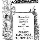 AMERICAN FLYER TRAINS 1929 INSTRUCTION & MAINTENANCE MANUAL for Chicago REPRINT