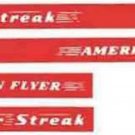 AMERICAN FLYER TRAINS 405 SILVER STREAK DIESEL WATER SLIDE DECAL S Gauge Parts