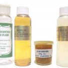 LUBRICATING OIL+GREASE+TRACK CLEANER+SMOKE FLUID 2oz O Gauge Scale TRAINS Parts