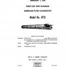 AMERICAN FLYER 471-3 SERVICE PARTS SHEET TRAINS - Copy of Original