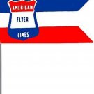 AMERICAN FLYER TRAINS FLAG 793/799 UNION STATION w/staff S Gauge Parts AMERICAN FLYER TRAINS FLAG 793/799 UNION STATION w/staff S Gauge Parts