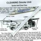 AMERICAN FLYER TRAINS SMOKE UNIT CLEANING KIT STEAM ENGINE Parts