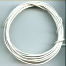10 Ft. White 22 Gauge Stranded Wire for G Gauge Scale Trains Parts