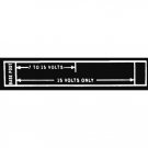 AMERICAN FLYER TRANSFORMERS Rear SELF ADHESIVE STICKER S Gauge Trains Parts