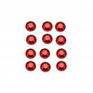 12 RED 1.9mm MARKER LAMP for HO Gauge JEWEL RHINESTONE STEAM ENGINE
