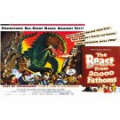 5"x3" BILLBOARD SIGN THE BEAST FROM 20,000 FATHOMS O/S Lionel/AMERICAN FLYER