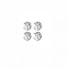 4 CLEAR CRYSTAL  MARKER LAMP JEWEL RHINESTONE 2.7mm LIONEL O Gauge STEAM ENGINE