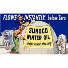 5"x3" BILLBOARD SIGN SUNOCO WINTER OIL O/S Lionel/AMERICAN FLYER 5"x3" BILLBOARD SIGN SUNOCO WINTER OIL O/S Lionel/AMERICAN FLYER