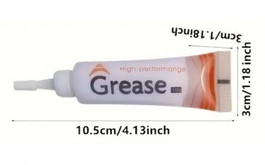 HIGH QUALITY SILICONE GREASE .35 oz Tube for N Gauge Trains