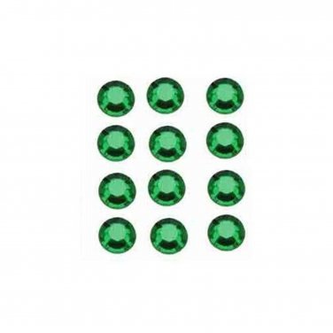 12 EA. GREEN RED CRYSTAL AMBER 2.7mm MARKER LAMP JEWEL RHINESTONE LIONEL O Gauge