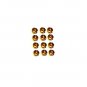 12 EA. GREEN RED CRYSTAL AMBER 2.7mm MARKER LAMP JEWEL RHINESTONE LIONEL O Gauge