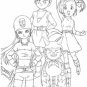 Blue Dragon Coloring Book