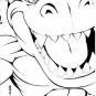 Blue Dragon Coloring Book