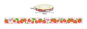 Kawaii Deco Tape - Strawberries