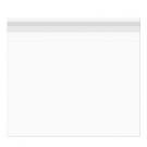 7 7/16 x 11 + flap, 1 Crystal Clear Bags (B5)