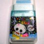 Kawaii Skulls Pencil + Cap + Eraser Set (Pink)