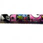 Kawaii Skulls Pencil + Cap + Eraser Set (Pink)
