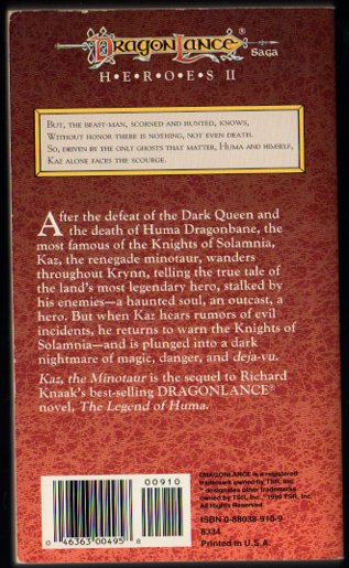 Kaz the Minotaur, Dragonlance HEROES II, Volume 1