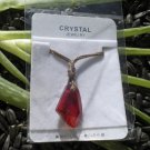 Wishing Stone Crystal Pendant ~ Red