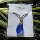 Wishing Stone Crystal Pendant ~ Dark Blue