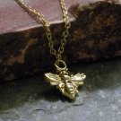 Delicate Gold Plated Bee Necklace