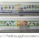 Vintage Japanese Shoujo Rosy Ribbon Pencil Boxes