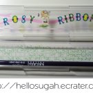 Vintage Japanese Shoujo Rosy Ribbon Pencil Box #1