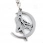 Sailor Moon Usagi Silhouette with Crescent Moon Key Chain